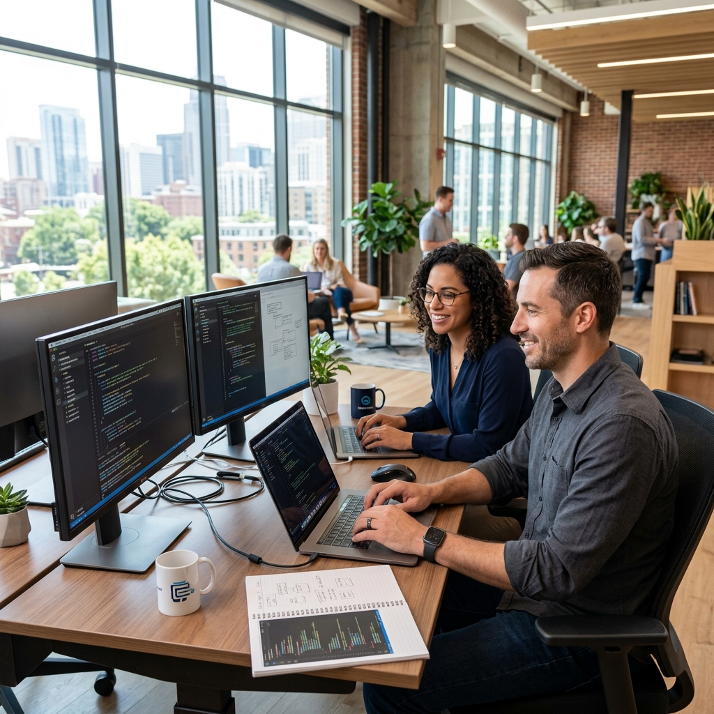 FoogleTech software developers working